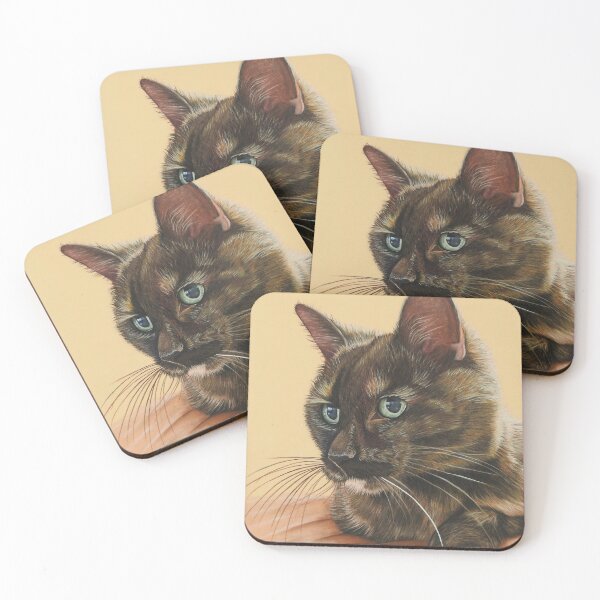 Item preview, Angel the tortoiseshell cat designed and sold by cathyscreations.