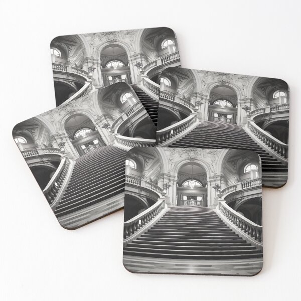 Item preview, Grand Staircase - Black and White designed and sold by KootenayDesigns.