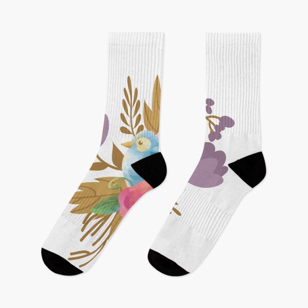 Item preview, Bird flying around a beautiful flower  designed and sold by Modern-Tropical.