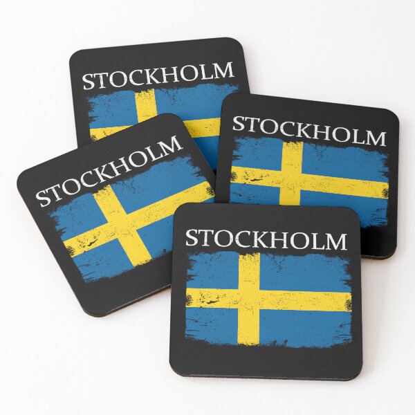 Item preview, Stockholm Sweden Flag Capital Sweden Stockholm Tourist designed and sold by farhanhafeez.
