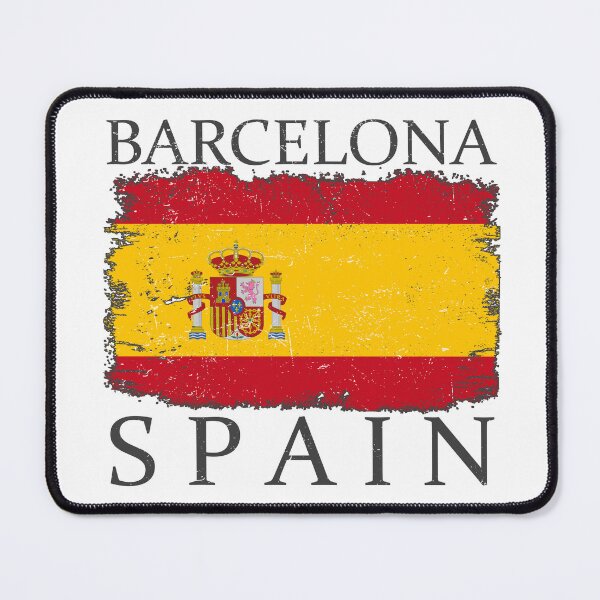 Item preview, Barcelona Spain Flag Barcelona Tourist Spain Tourist designed and sold by farhanhafeez.