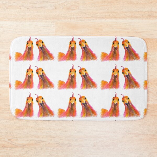 Item preview, Hens Chickens PRiNT ' HARRIET & HUMBUG 2 ' by Shirley MacArthur designed and sold by Shirley MacArthur Art.