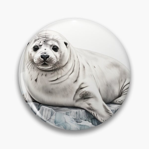 Item preview, Pencil drawn Seal High Quality Black and White Design  designed and sold by Pencil-Art.
