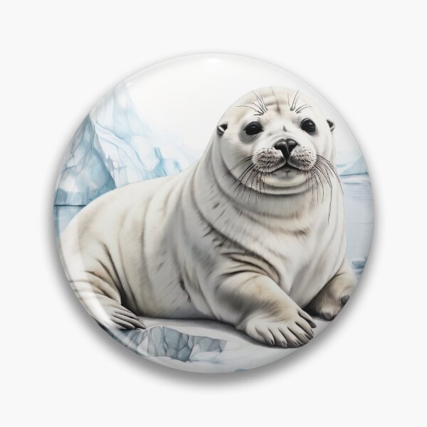 Item preview, Pencil drawn Seal High Quality Black and White Design  designed and sold by Pencil-Art.
