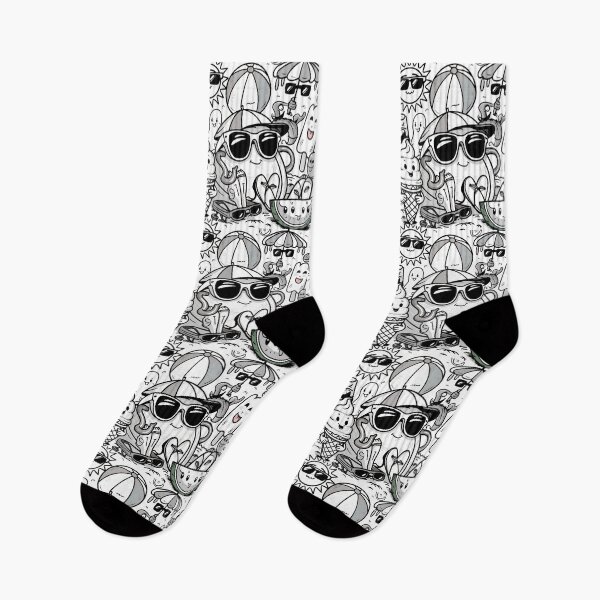 Item preview, Summer vibes design chill out black and white designed and sold by Newhyperion.