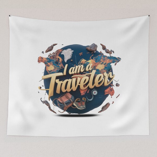Item preview, i am a traveler designed and sold by graphicnew.