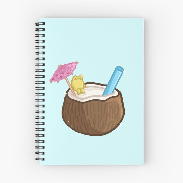 Item preview, Tropical Coconut drink with frog designed and sold by FlowMinnow.