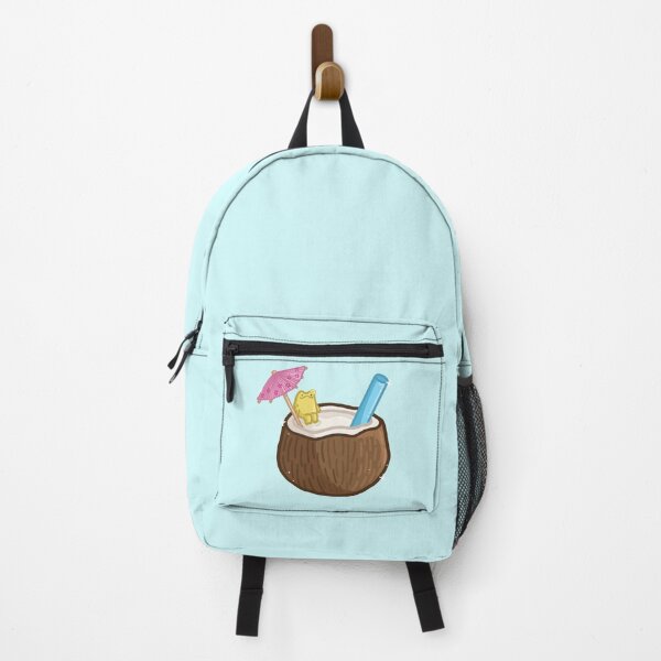 Item preview, Tropical Coconut drink with frog designed and sold by FlowMinnow.