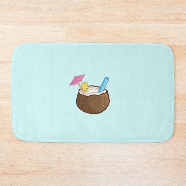 Item preview, Tropical Coconut drink with frog designed and sold by FlowMinnow.