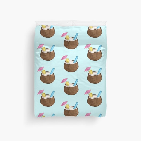 Item preview, Tropical Coconut drink with frog designed and sold by FlowMinnow.
