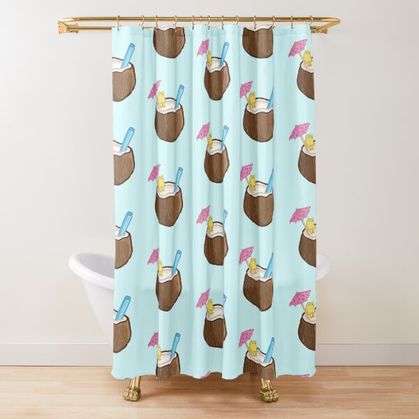 Item preview, Tropical Coconut drink with frog designed and sold by FlowMinnow.