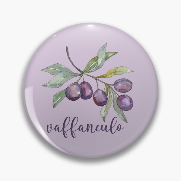 Item preview, Vaffanculo Olive Charm: Italian Humor designed and sold by EmeraldeaArt.