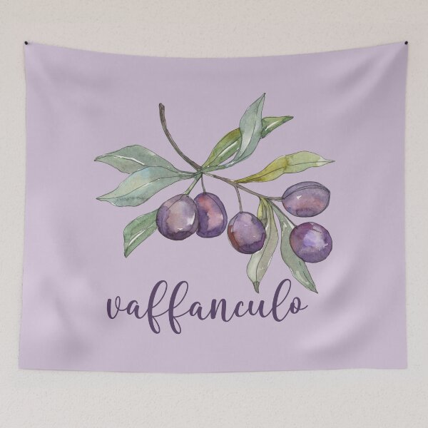Item preview, Vaffanculo Olive Charm: Italian Humor designed and sold by EmeraldeaArt.