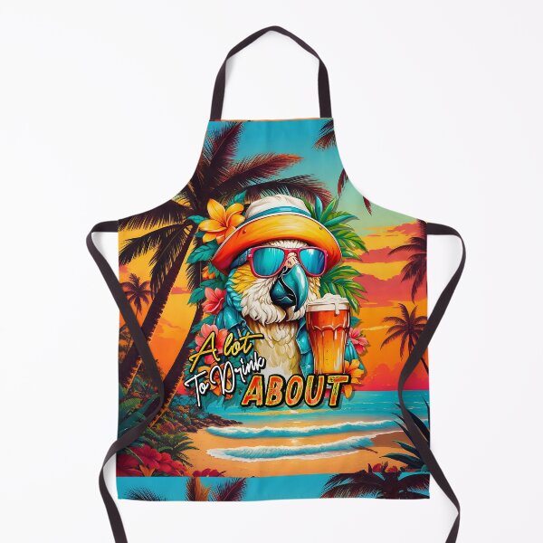 Item preview, A Lot to Drink ABOUT Tropical Parrot Summer Refreshing Beer Sunset Beach designed and sold by MindWave THC.