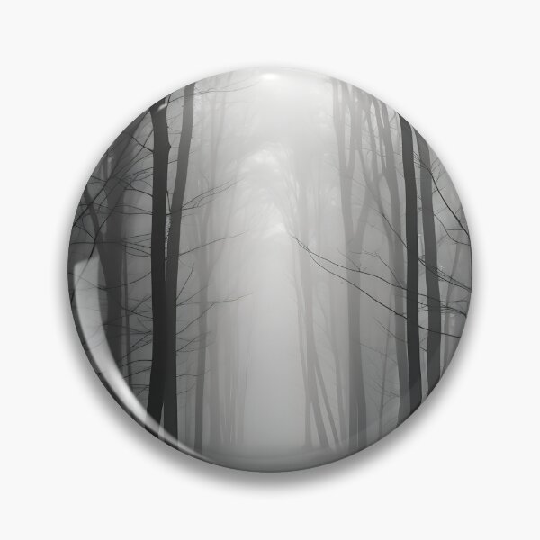 Item preview, Misty Forest - Black and White designed and sold by KootenayDesigns.
