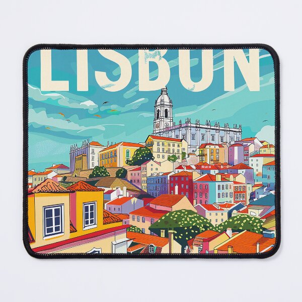Item preview, Lisbon Art Lisbon Print designed and sold by nomiraclehere.