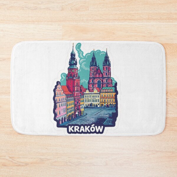 Item preview, Krakow Sticker, Magnet, Poster | Kraków Detailed Sticker designed and sold by Zibis09.