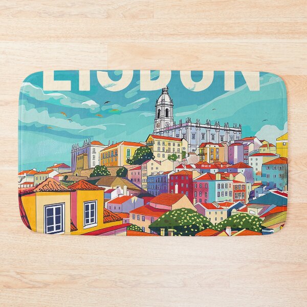 Item preview, Lisbon Art Lisbon Print designed and sold by nomiraclehere.