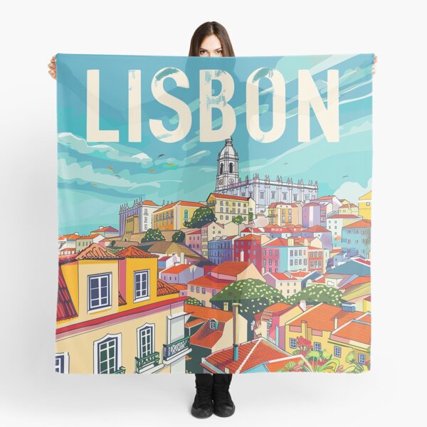Item preview, Lisbon Art Lisbon Print designed and sold by nomiraclehere.