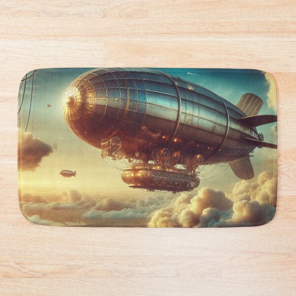 Item preview, A Steampunk Airship Floating Among Clouds. designed and sold by IrsathThaslima.