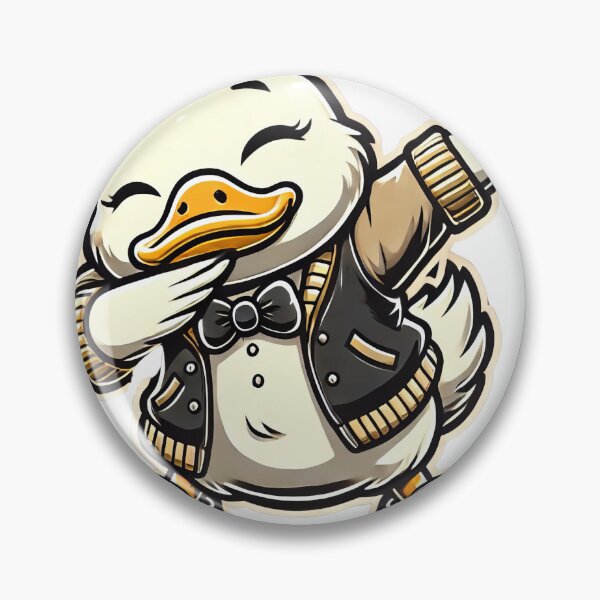 Item preview, Hipster Dabbing Duck Cartoon Design designed and sold by NTTWJIYA.