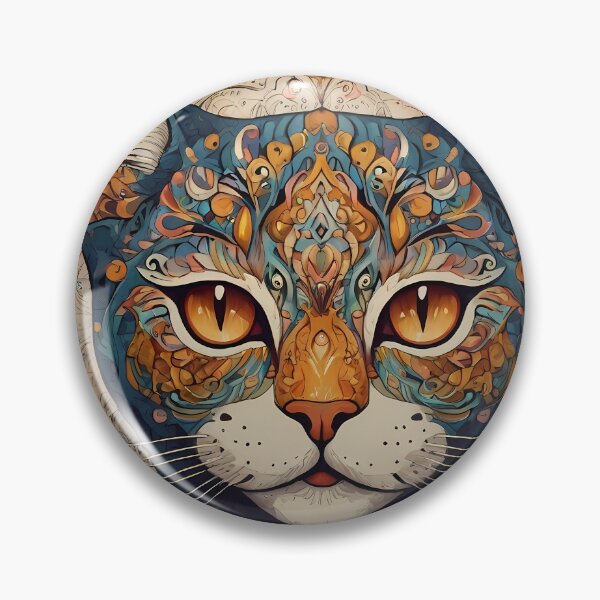 Item preview, Intricate Cat Mandala Designs - Unique Artistic Collection designed and sold by OzzFrequency.