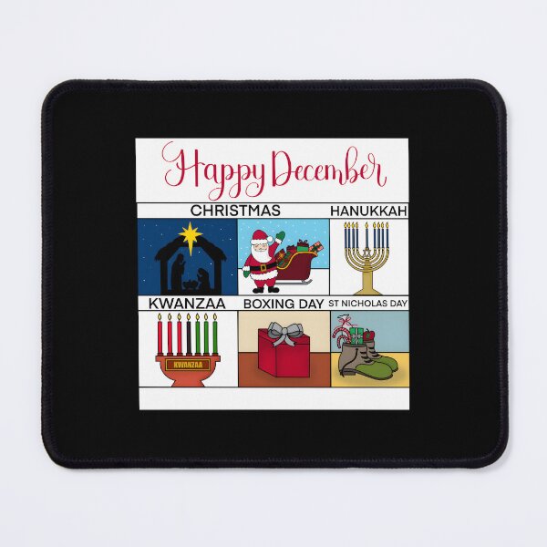 Item preview, 415 Happy December Holiday Christmas Hanukkah Kwanzaa Boxing Day St Nicholas Day Design	 designed and sold by gukfkenl32.