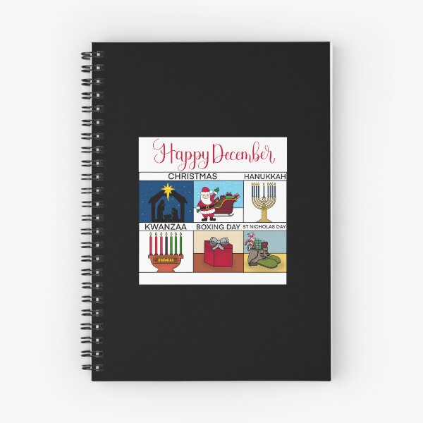 Item preview, 415 Happy December Holiday Christmas Hanukkah Kwanzaa Boxing Day St Nicholas Day Design	 designed and sold by gukfkenl32.