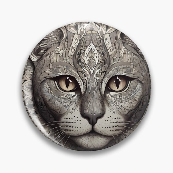 Item preview, Intricate Cat Mandala Designs - Unique Artistic Collection designed and sold by OzzFrequency.