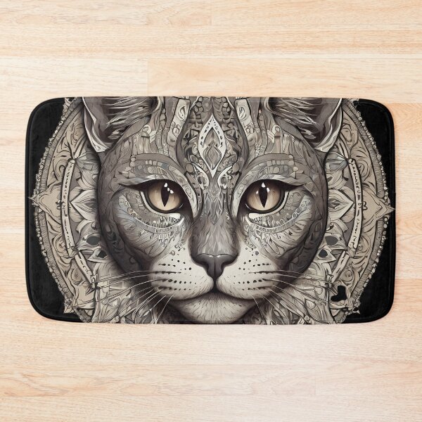 Item preview, Intricate Cat Mandala Designs - Unique Artistic Collection designed and sold by OzzFrequency.