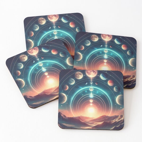 Item preview, A Celestial Alignment Of Planets And Moons designed and sold by IrsathThaslima.