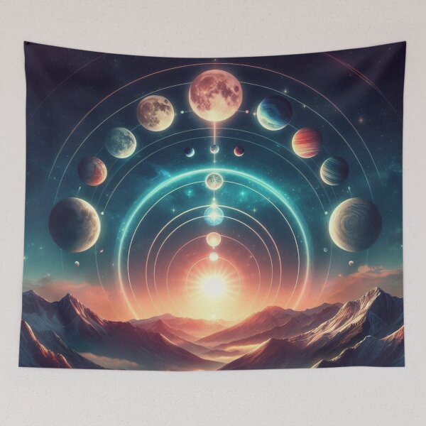 Item preview, A Celestial Alignment Of Planets And Moons designed and sold by IrsathThaslima.