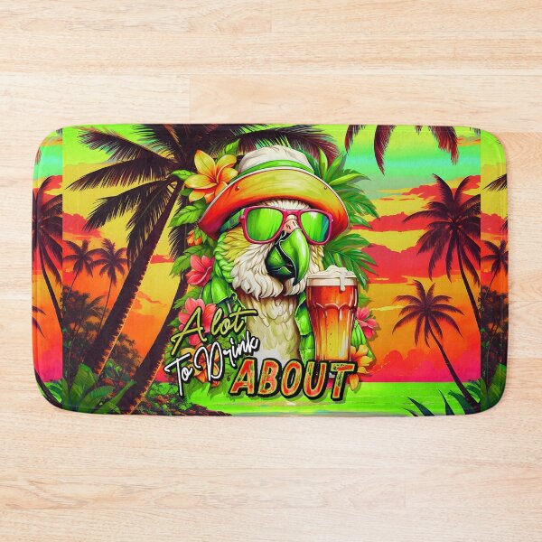 Item preview, A Lot to Drink ABOUT Tropical Parrot Summer Refreshing Beer Sunset Beach designed and sold by MindWave THC.