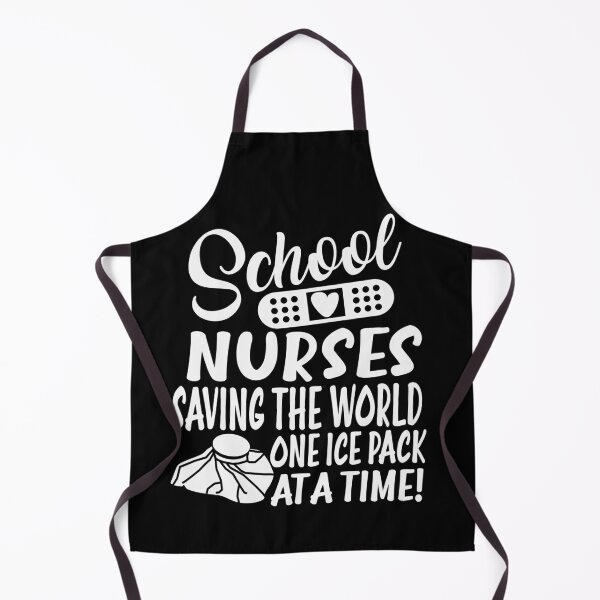 Item preview, School Nurse saving the world one ice pack at a time designed and sold by Colorfulman.