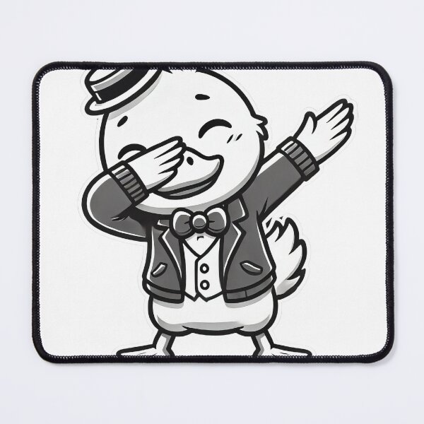Item preview, Dapper Dabbing Duck Cartoon Design designed and sold by NTTWJIYA.