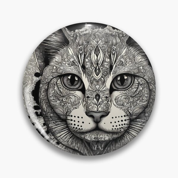 Item preview, Intricate Cat Mandala Designs - Unique Artistic Collection designed and sold by OzzFrequency.