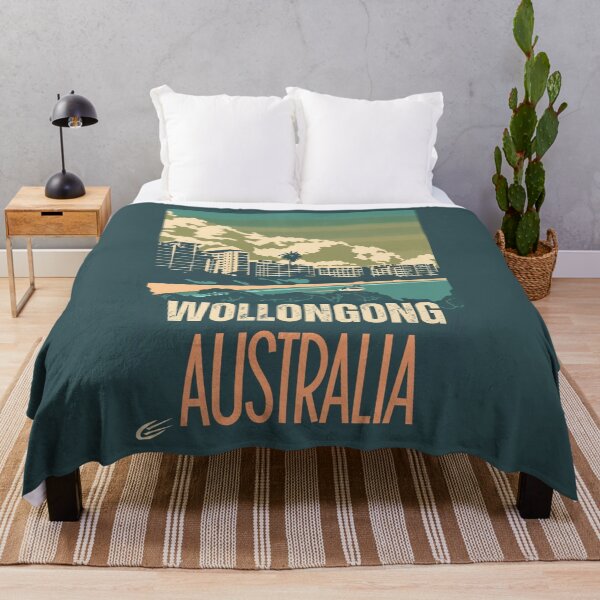 Item preview, A Vintage Travel Art of Wollongong - Australia designed and sold by GoodOldVintage.