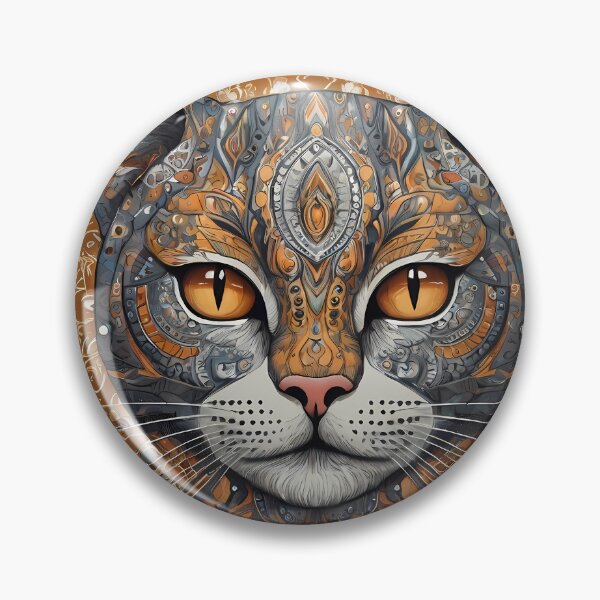 Item preview, Intricate Cat Mandala Designs - Unique Artistic Collection designed and sold by OzzFrequency.