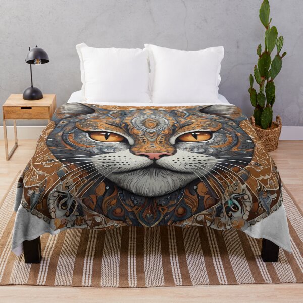 Item preview, Intricate Cat Mandala Designs - Unique Artistic Collection designed and sold by OzzFrequency.