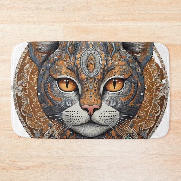 Item preview, Intricate Cat Mandala Designs - Unique Artistic Collection designed and sold by OzzFrequency.