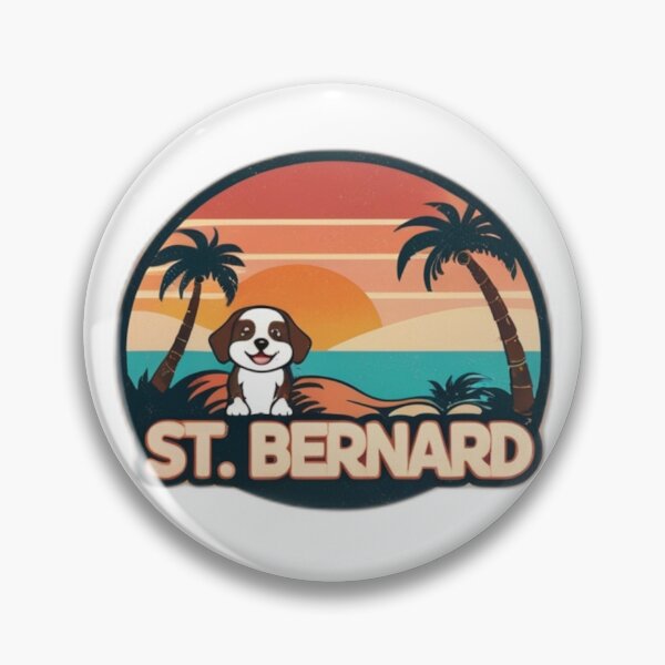 Item preview, Sunny St Bernard Emblem designed and sold by NeatThingLover.