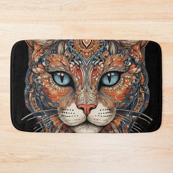 Item preview, Intricate Cat Mandala Designs - Unique Artistic Collection designed and sold by OzzFrequency.