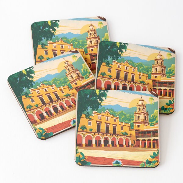 Item preview, Villahermosa Tabasco Mexico Vintage Travel Tourism  designed and sold by TravelersGems.