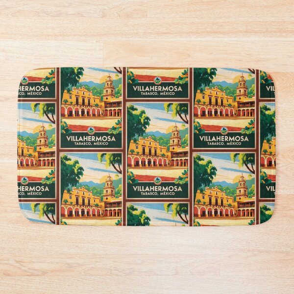 Item preview, Villahermosa Tabasco Mexico Vintage Travel Tourism  designed and sold by TravelersGems.
