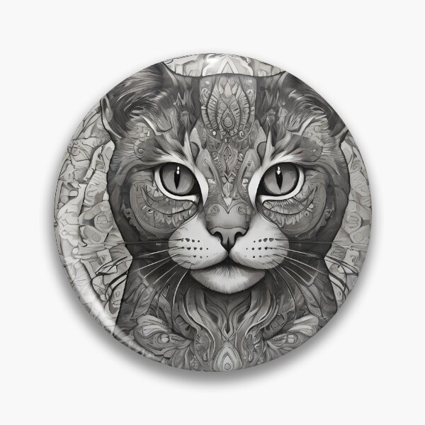 Item preview, Intricate Cat Mandala Designs - Unique Artistic Collection designed and sold by OzzFrequency.