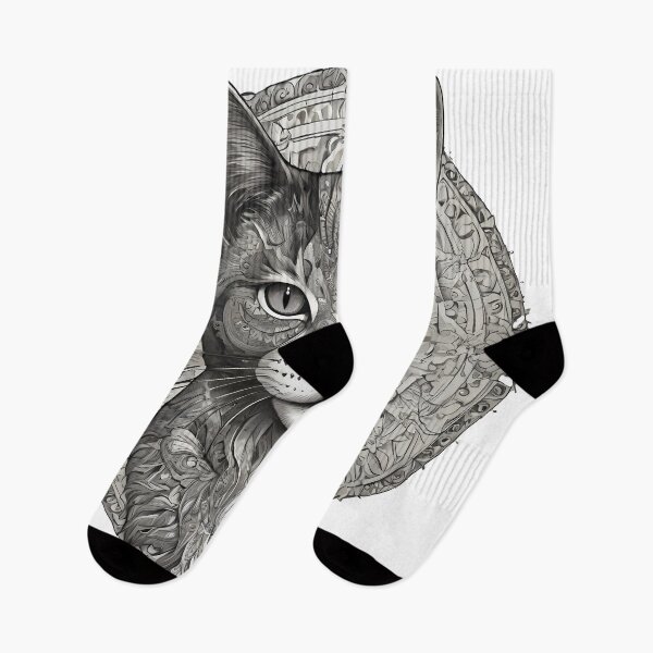 Item preview, Intricate Cat Mandala Designs - Unique Artistic Collection designed and sold by OzzFrequency.