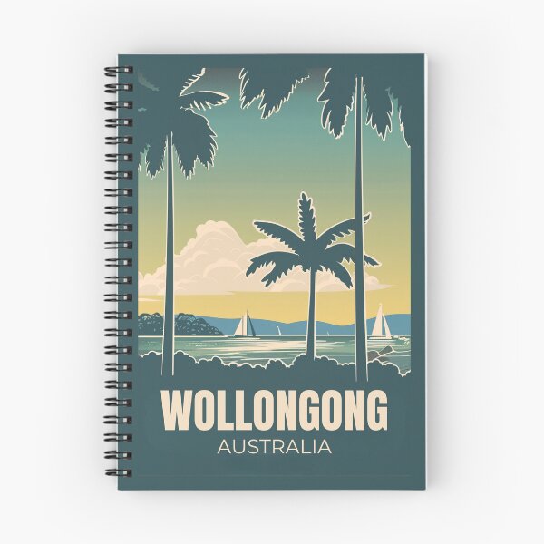 Item preview, A Vintage Travel Art of Wollongong - Australia designed and sold by GoodOldVintage.