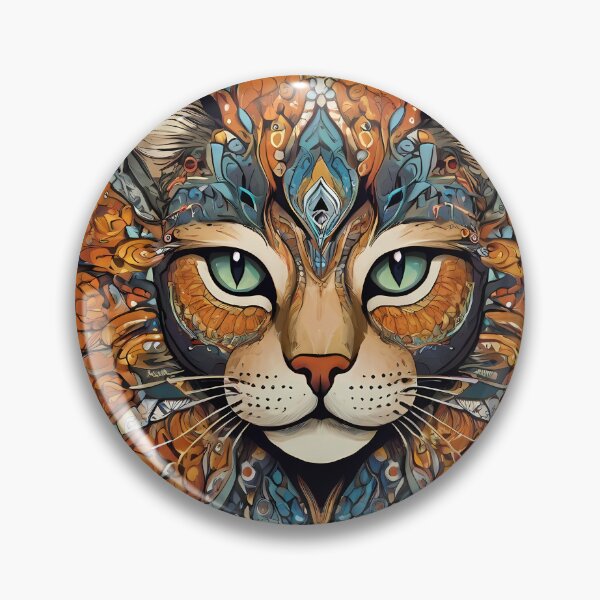 Item preview, Intricate Cat Mandala Designs - Unique Artistic Collection designed and sold by OzzFrequency.