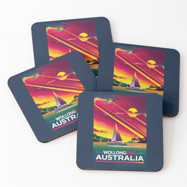 Item preview, A Vintage Travel Art of Wollongong - Australia designed and sold by GoodOldVintage.