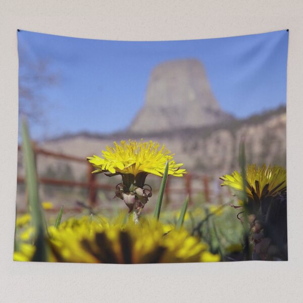 Item preview, Flower Power at Devil's Tower designed and sold by Rorymacve.